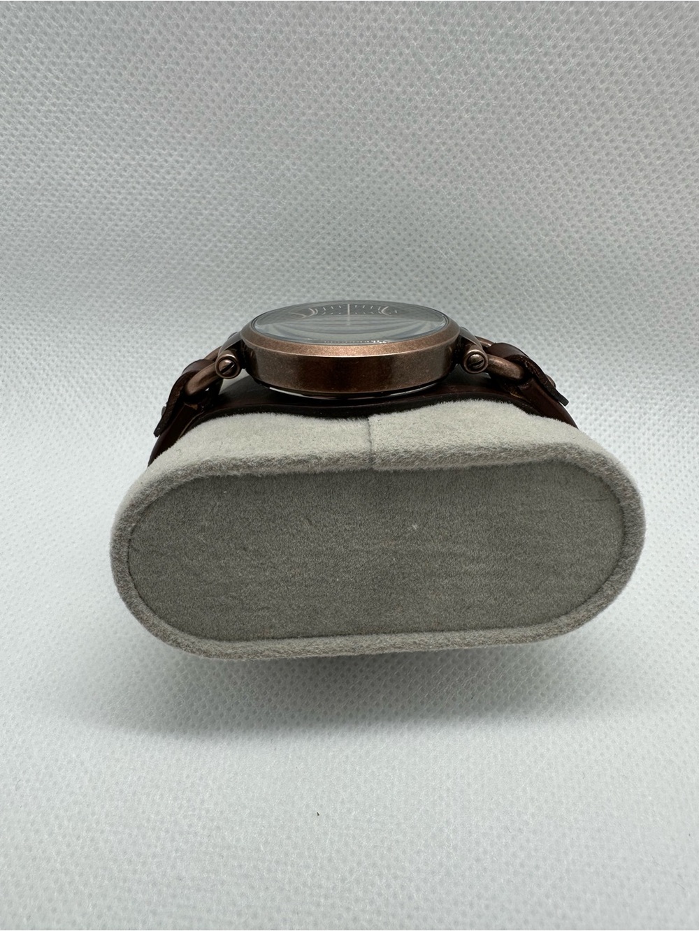 Fossil Georgia Women’s Watch with Brown Dial Bronzed Case and Leather Band - Picture 3 of 8